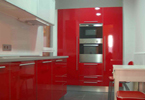 Una cocina en rojo